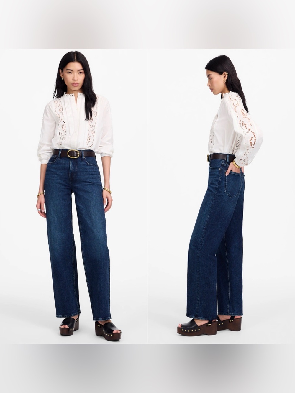 Madewell Perfect Vintage Wide-Leg Jean | Size 33 Petite - Picture 1 of 14